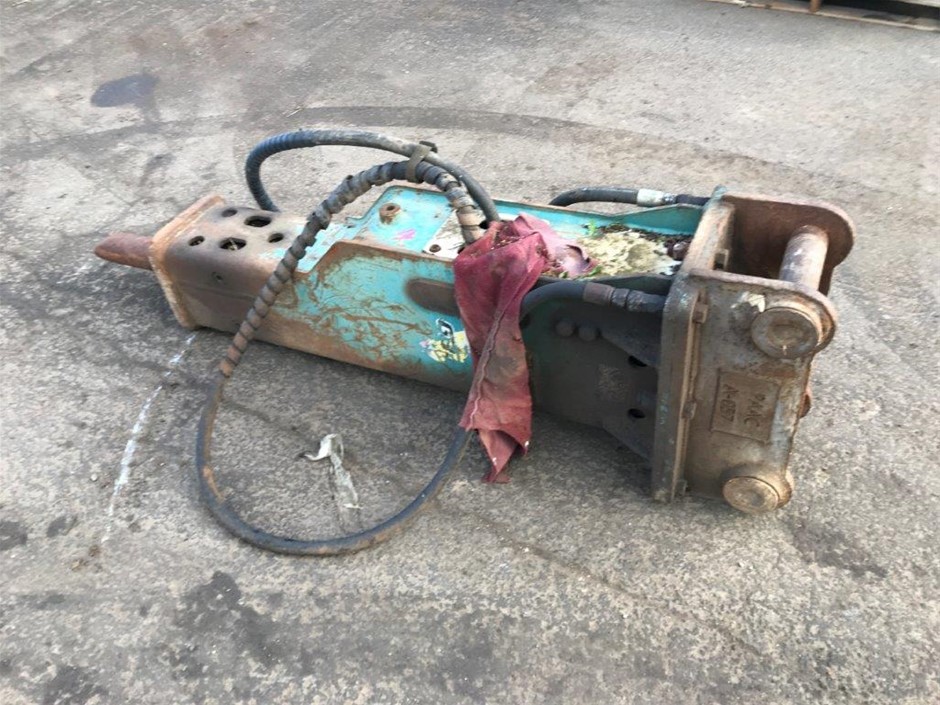 1 x GTB Hydraulic Rock Breaker for 12Ton Excavator Auction (0004 ...