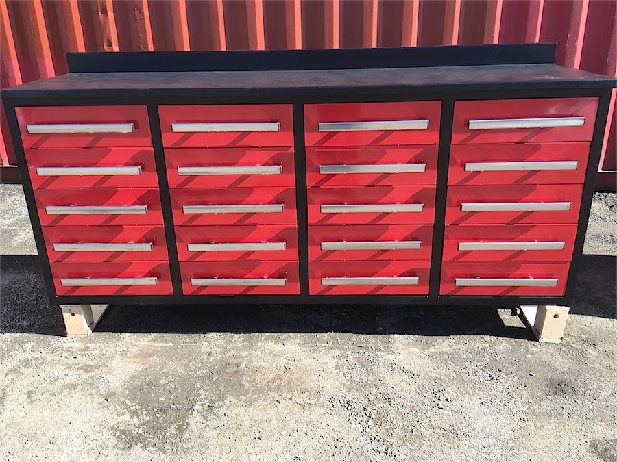 Unused 20 Drawers Work Bench - Dandenong