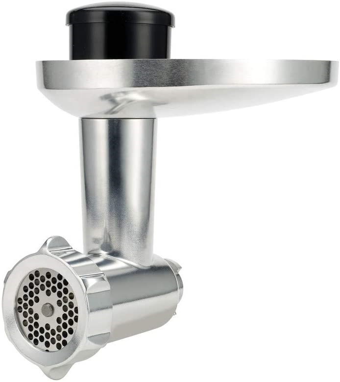 KENWOOD Meat Grinder Stand Mixer Attachment with 3 Screens , Silver, Model: