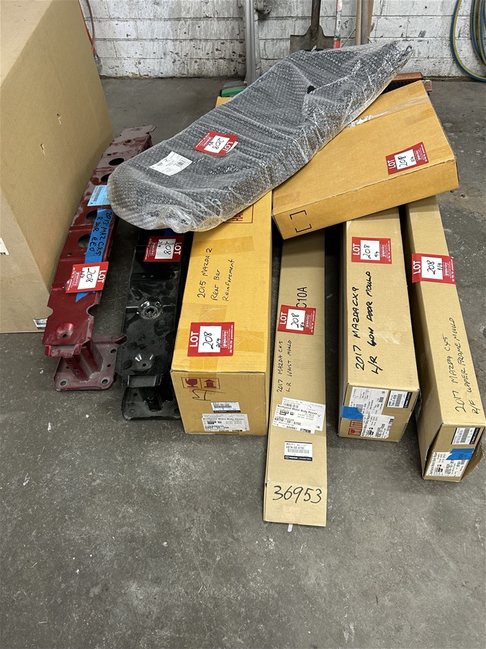 9 x MAZDA Assorted Spare Body Parts including Auction (02085053265