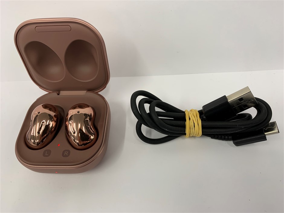 1x Samsung Buds Live (Bronze) -- Model No: SM-R180, EP-QR180 Auction ...