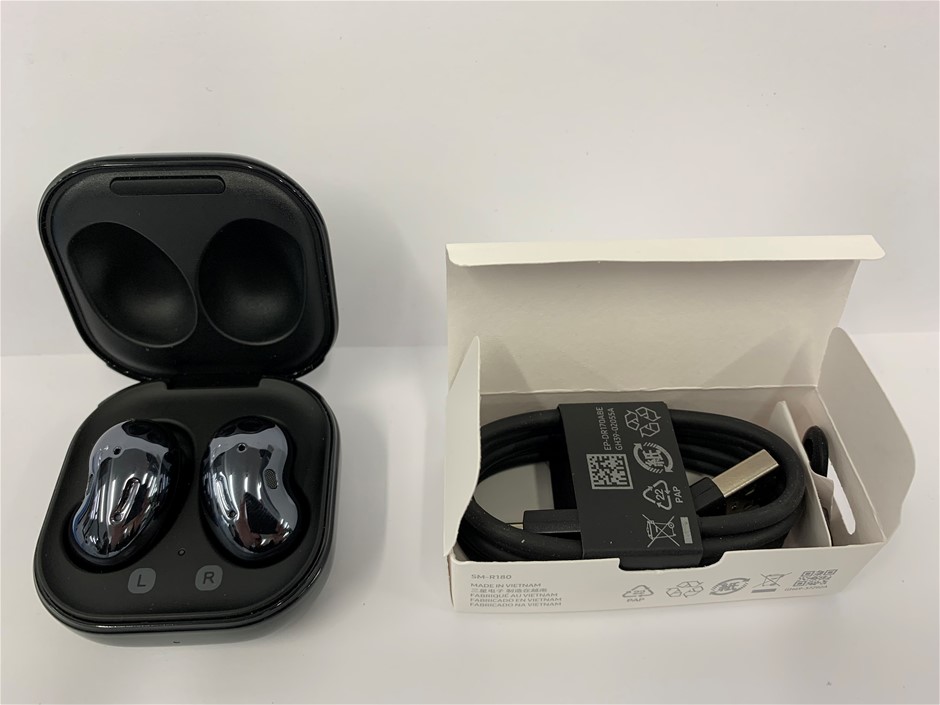 1x Samsung Buds Live (Black) -- Model No: SM-R180, EP-QR196 Auction ...