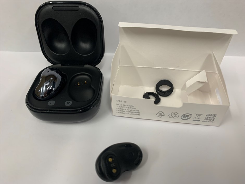 1x Samsung Buds Live (Black) -- Model No: SM-R180, EP-QR231 Auction ...