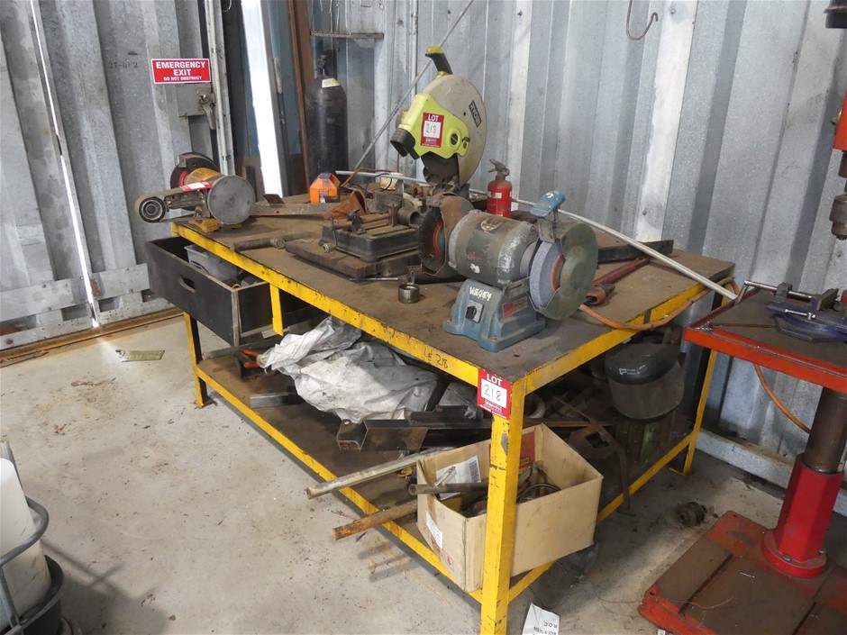 Bench and Contents Auction (02185053528) Grays Australia