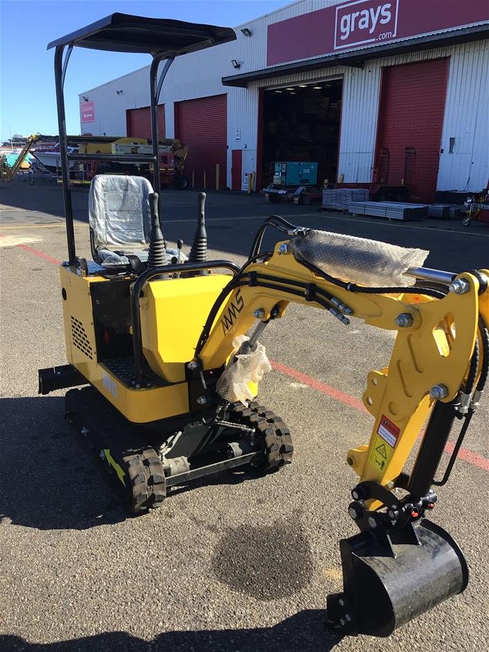 Unused 2023 MMS MS12 Mini Excavator Auction (00067046159) Grays