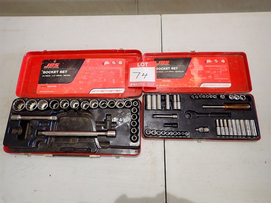 JBS ½" / ¼" Socket Sets Auction (00037047599) Grays Australia