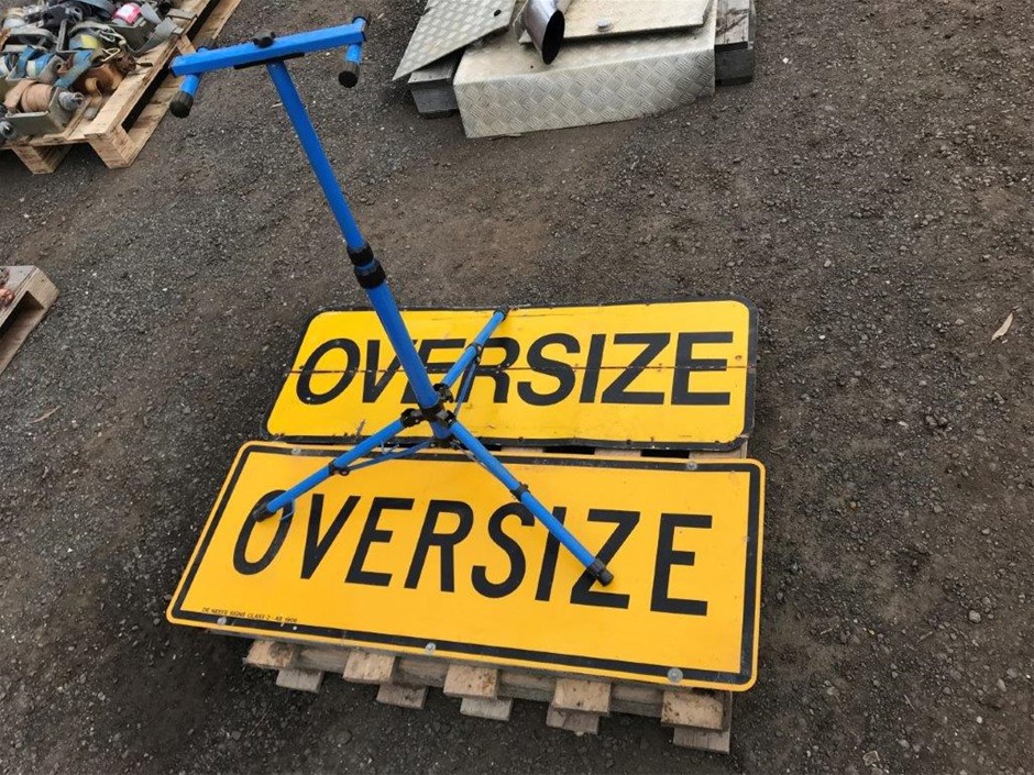 2 x Over Size Signs Auction (0027-3026277) | Grays Australia