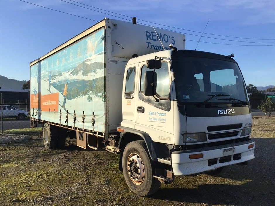 2004 Isuzu FVR 900T 4 x 2 Curtainsider Rigid Truck Auction (0008 ...