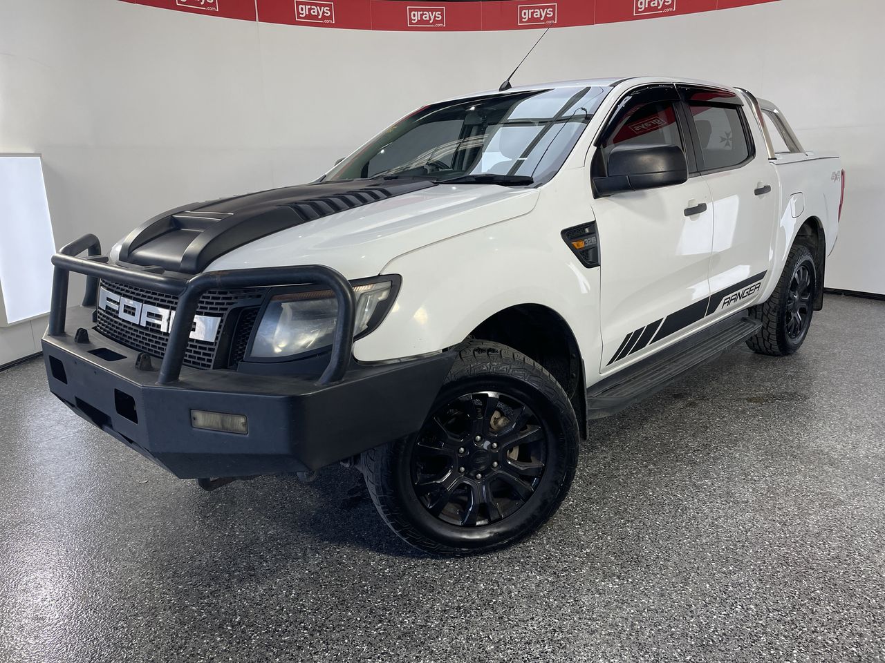 2012 Ford Ranger XL 4X4 PX Turbo Diesel Automatic Crew Cab Chassis ...