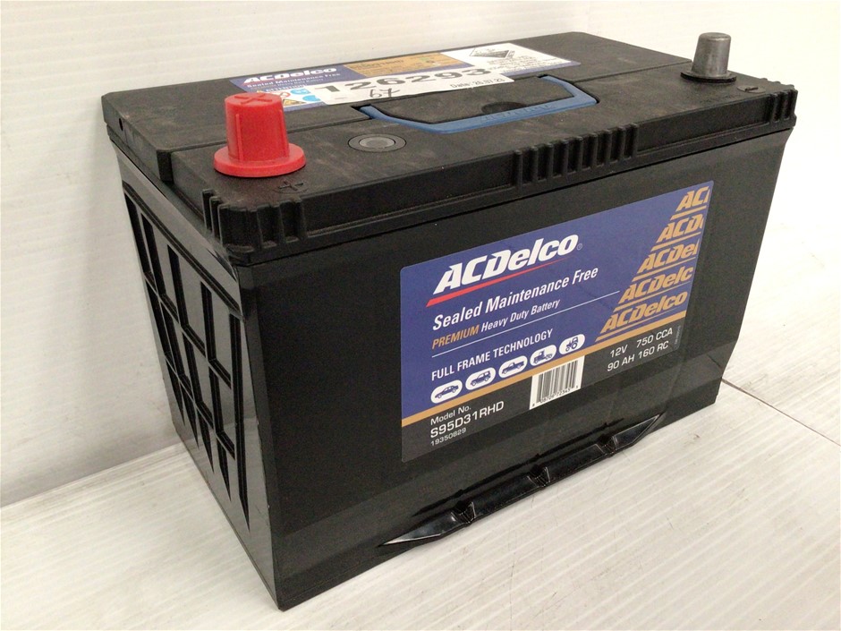 Unused AC Delco S95D31RHD Premium Heavy Duty Battery Auction (0258 ...