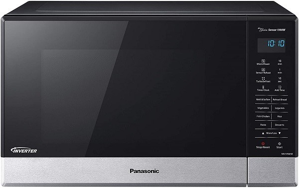 PANASONIC Microwave Oven, Stainless Steel/ Black Body/ Smoked Glass, 32 Lit