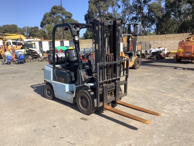 2017 Utiley UT25P Counterbalance 2.5T LPG Container Mast Forklift ...