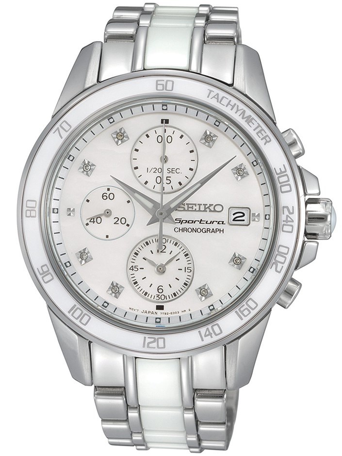 Seiko Ladies Chronograph Watch - SNDX95P