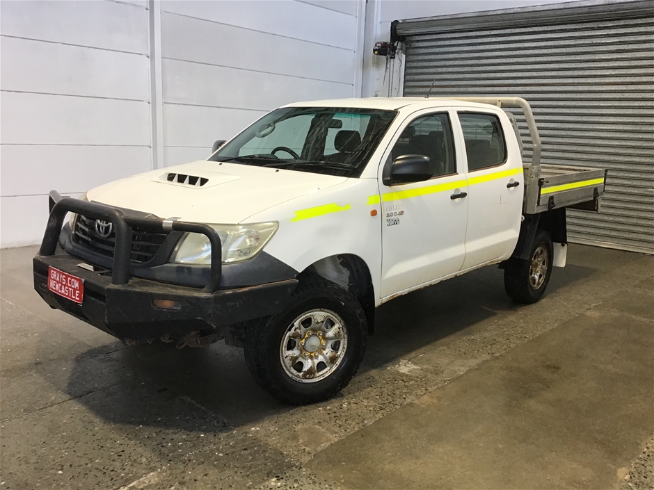 2012 Toyota Hilux 4X4 WORKMATE KUN26R T/D Manual Dual Cab