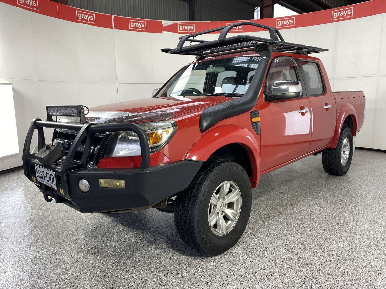 2010 Ford Ranger XLT 4X4 PK Turbo Diesel Automatic Dual Cab Auction ...