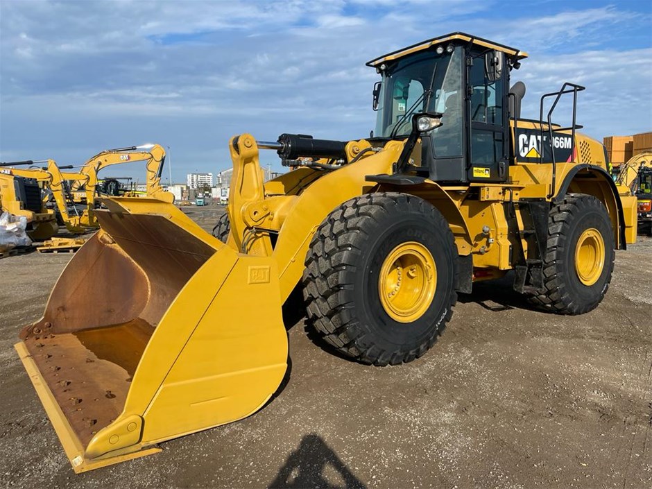 <p> 2014 Caterpillar 966M Wheeled Loader (MM150)</p>