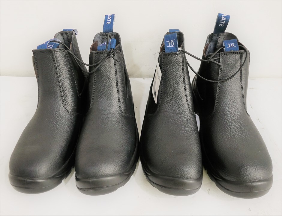 2 x BATA JOBMATESAFETY BOOTSSteel Safety Toe Cap MENS Auction (0084