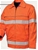 WS WORKWEAR Mens Cotton Long Length Jacket, Size M, Orange. Features Reflec
