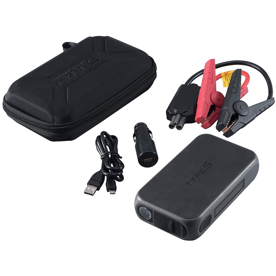 TYPE S 12x Jump Starter & Portable Power Bank. NB: missing USB charging cab
