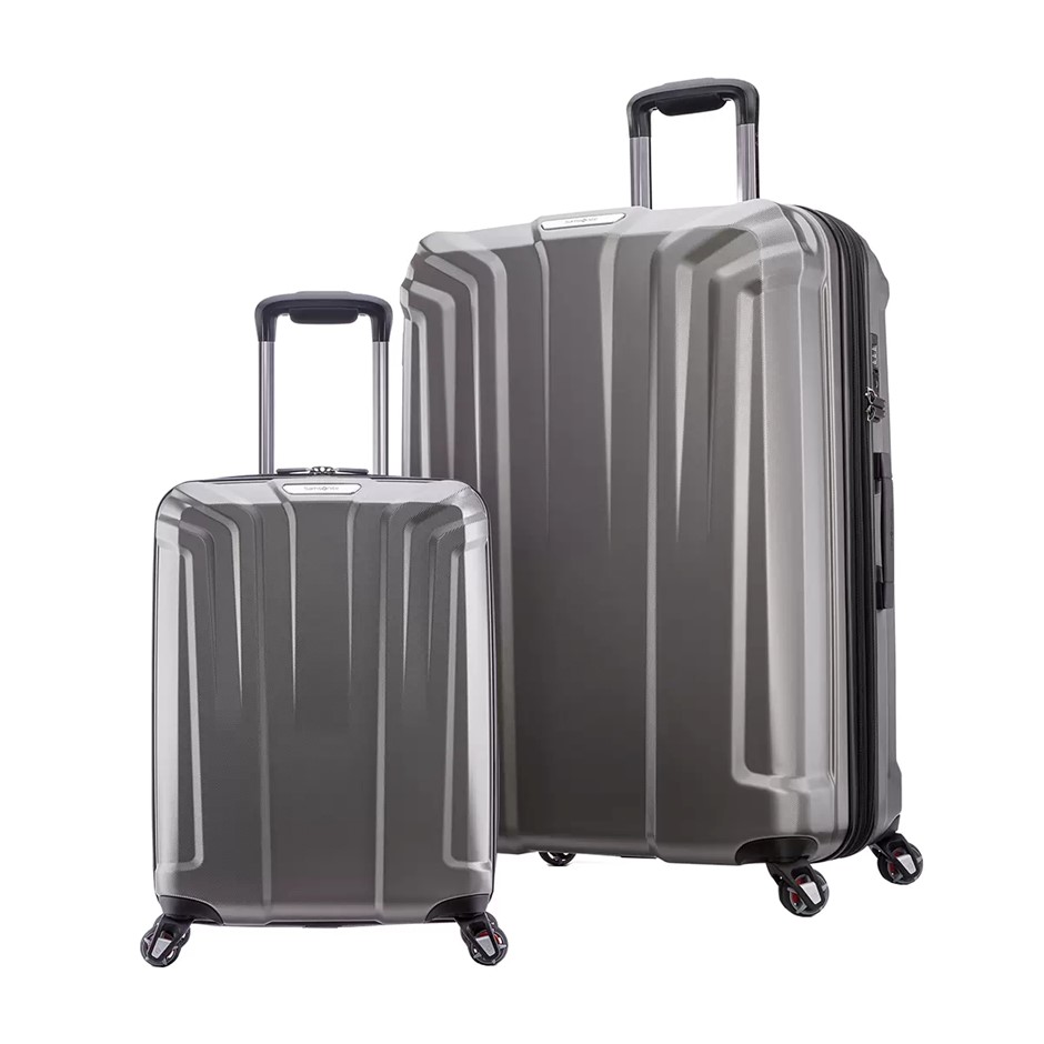 SAMSONITE Endure 2 Piece Hardside Luggage Set, Warm Grey, Carry On 44