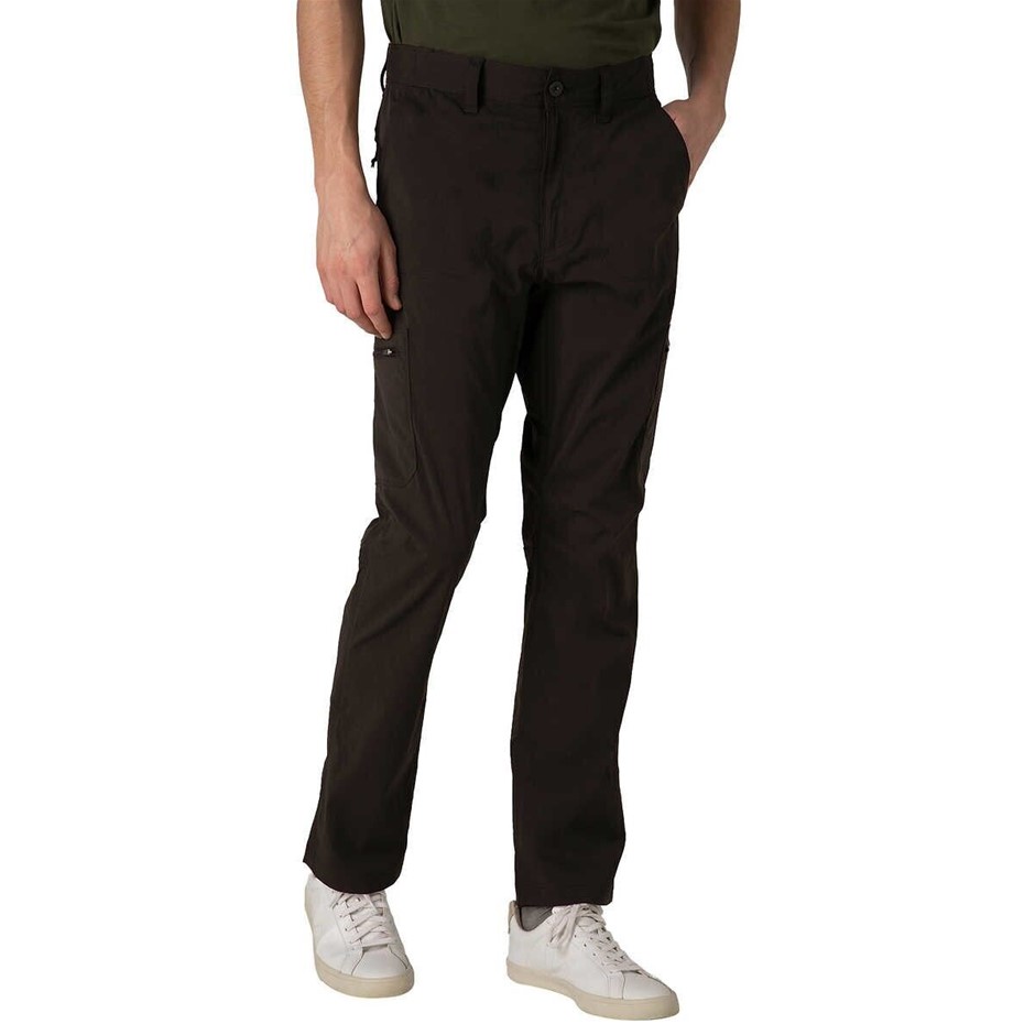 TILLEY Men's Outdoor Trek Straight Pants, Size 36x32, 96 Nylon, Black. Bu Auction (03205053451