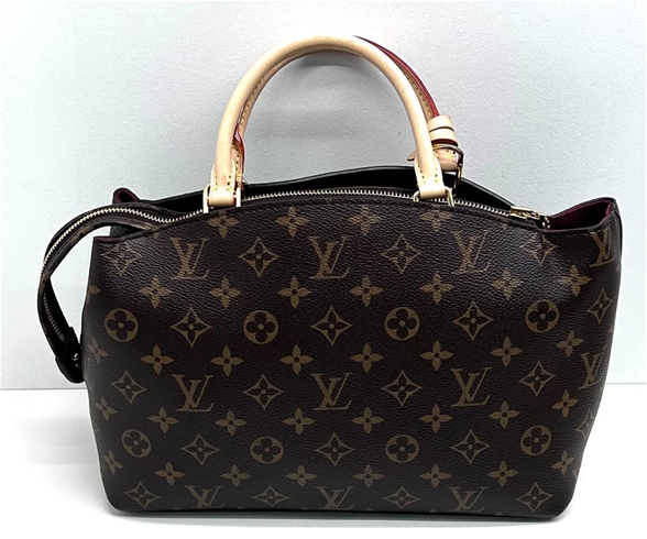 Authentic Louis Vuitton Paris Logo Tote Bag w/ Hook Close & Shoulder Straps  - Oahu Auctions