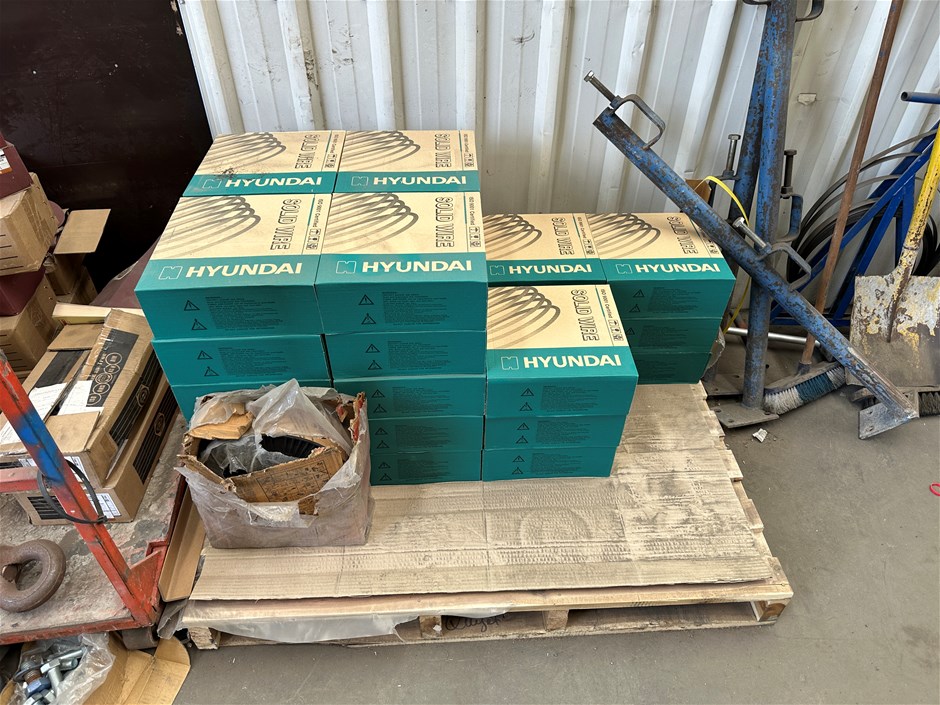 Pallet of Hyundai Welding Wire Auction (00053027033) Grays Australia