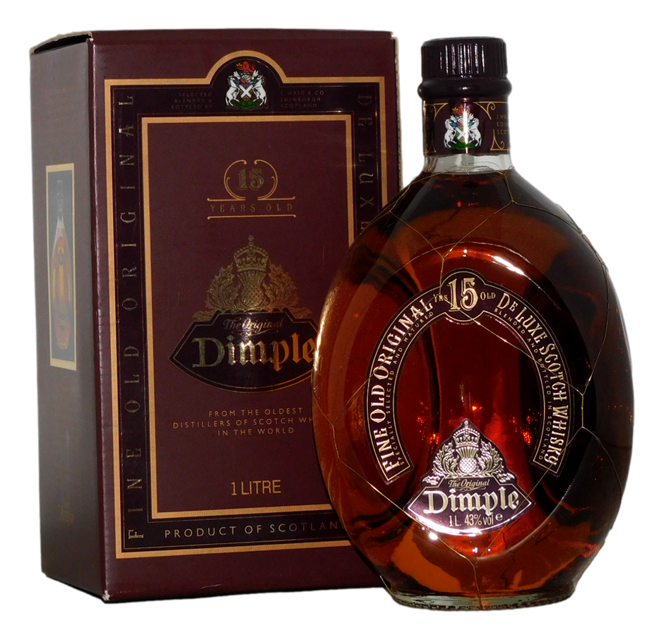 Dimple 15 YO Blended Scotch Whisky (1x 1L), Scotland. Auction (0034 ...