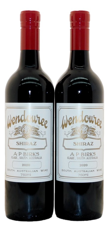 Wendouree Shiraz 2020 (2x 750mL), SA.