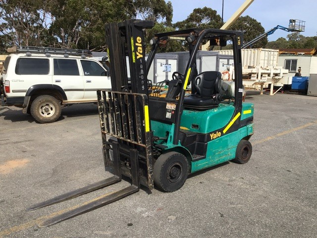 Yale Counterbalance Container Mast 2T LPG Forklift Auction (0003 ...