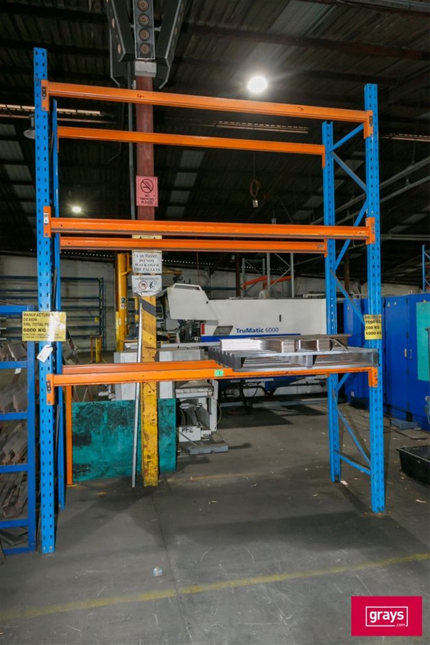 1 Bay Pallet Racking Auction (09155054314) Grays Australia