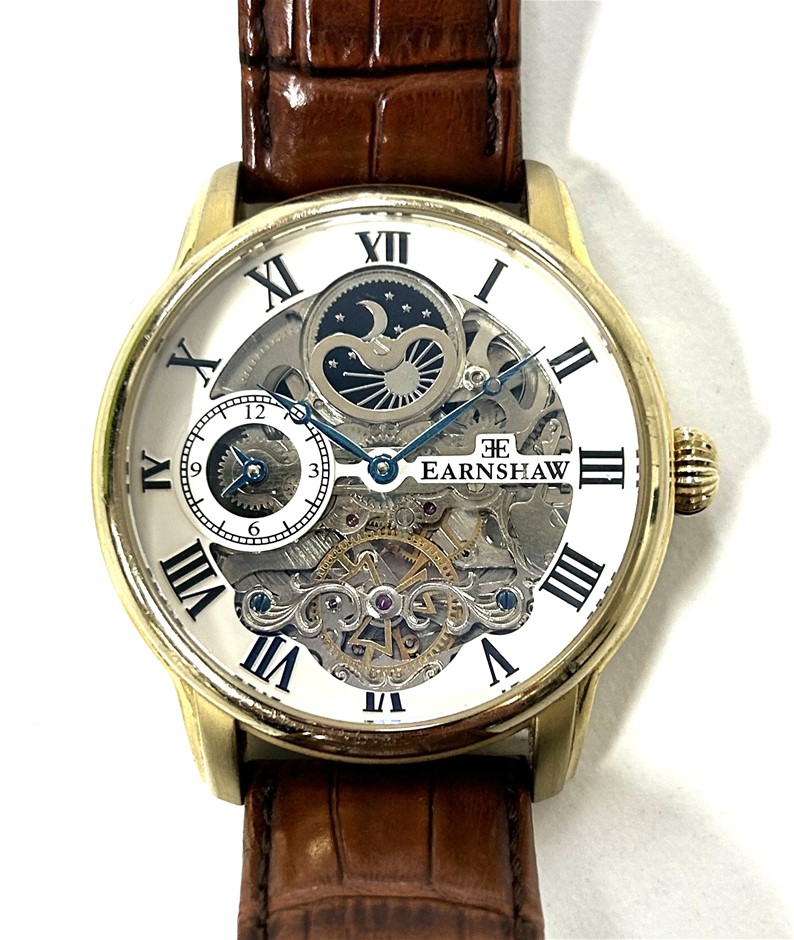 Earnshaw Skeleton Automatic Men`s Watch Auction (03052556092) Grays
