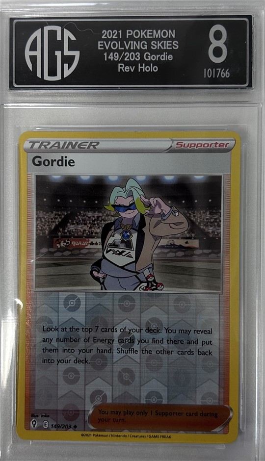 gordie pokemon card price Sword & Shield Evolving Skies You may play only 1 Supporter card during your turn. Pokmon TCG Gordie 201/203 Trainer