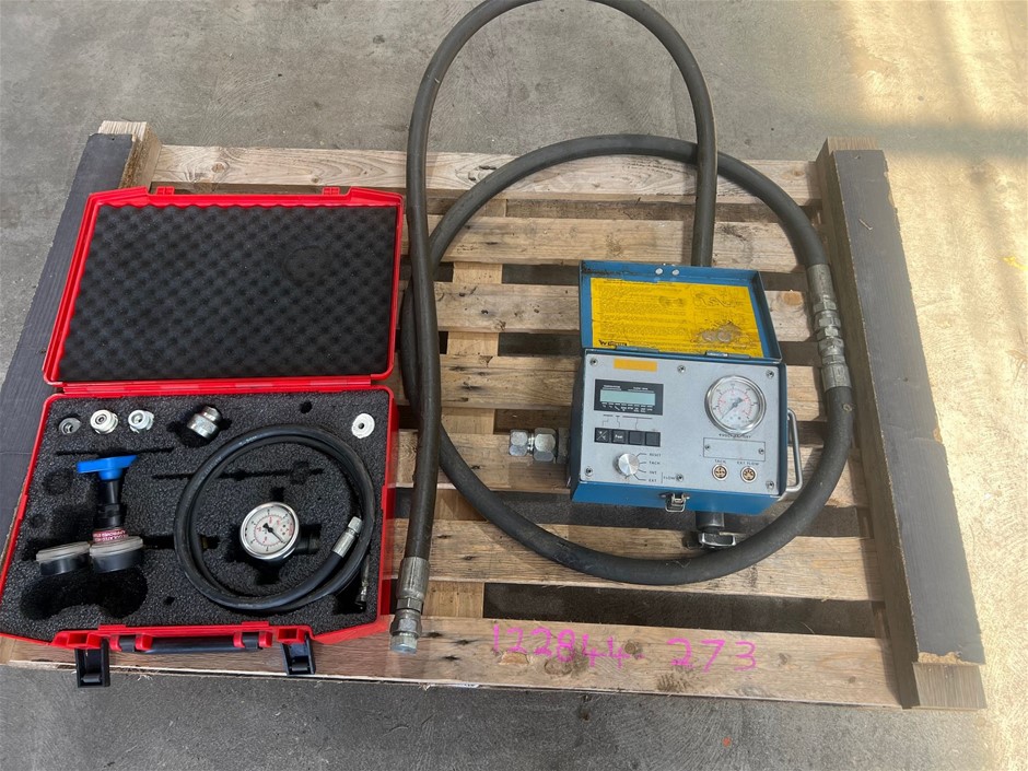Hydraulic Accumulator charge kit Hydac and tec Hydraulic flow meter