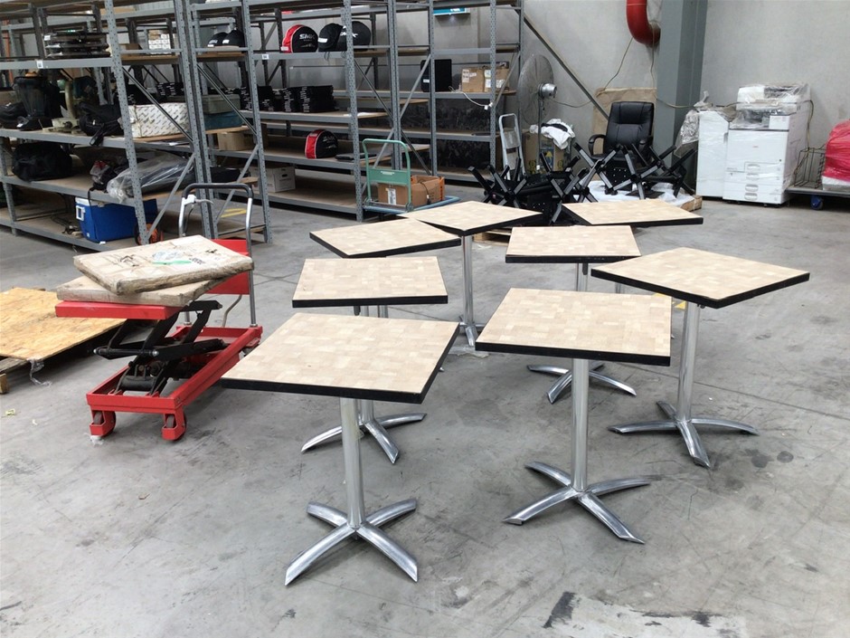1 x Pallet of Cafe Ideas Tables. Auction (0017-3027800) | Grays Australia