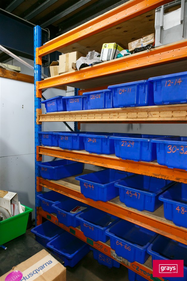 1x Single Bay Pallet Racking Dexion Style Auction (1538-5054615 ...