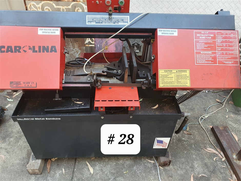 Carolina Industrial Metal Band Saw Auction (00257048324) Grays Australia