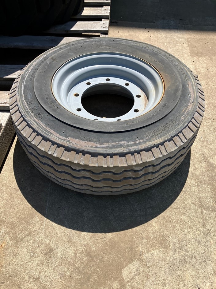 OTR NonMarking Tyre & Rim To Suit Boom Lift (Derrimut) Auction (0038