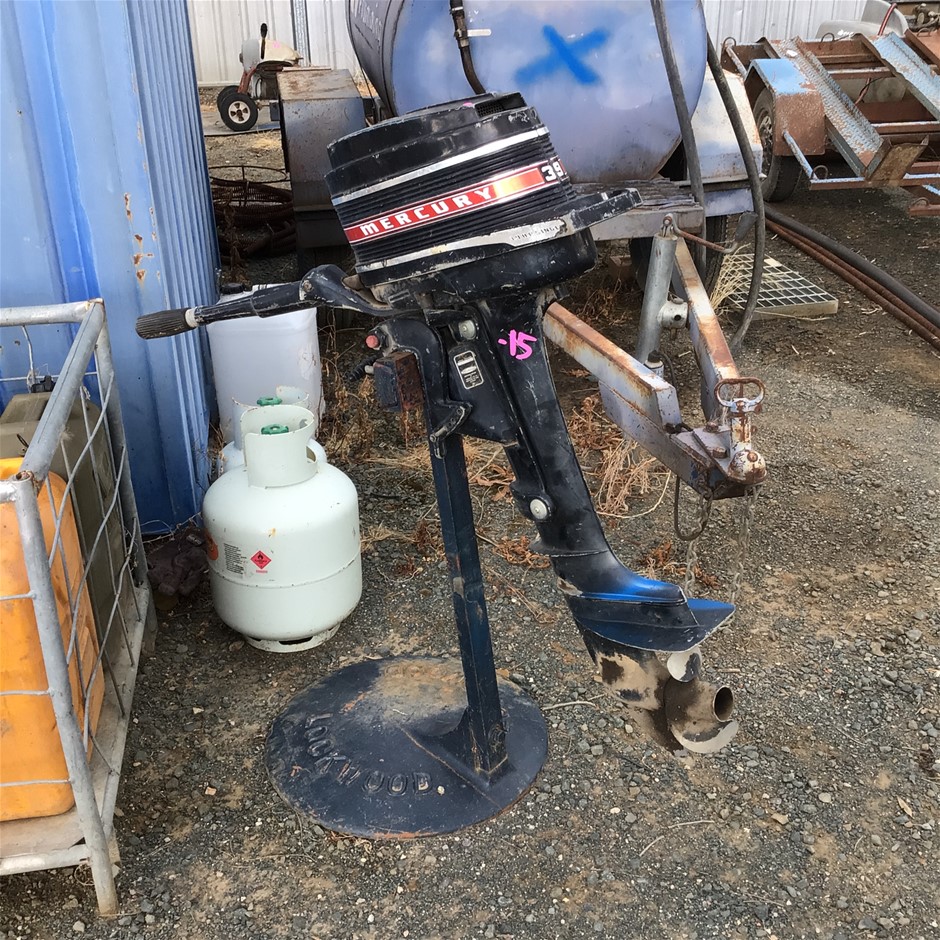 Mercury 3.9 HP Outboard Boat Engine Auction (00153027554) Grays