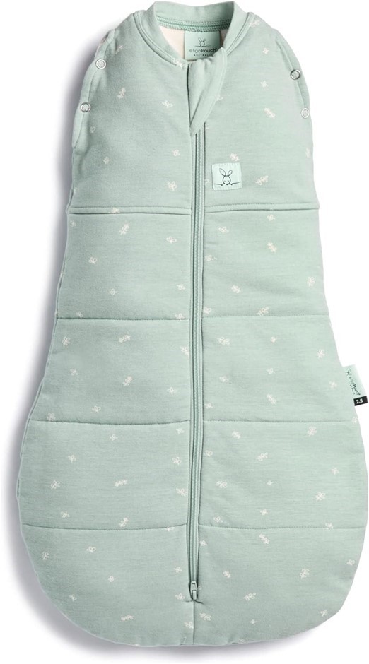 ERGOPOUCH Organic Cotton Cocoon Swaddle Bag, 2.5 TOG for Babies 3-6 Months,