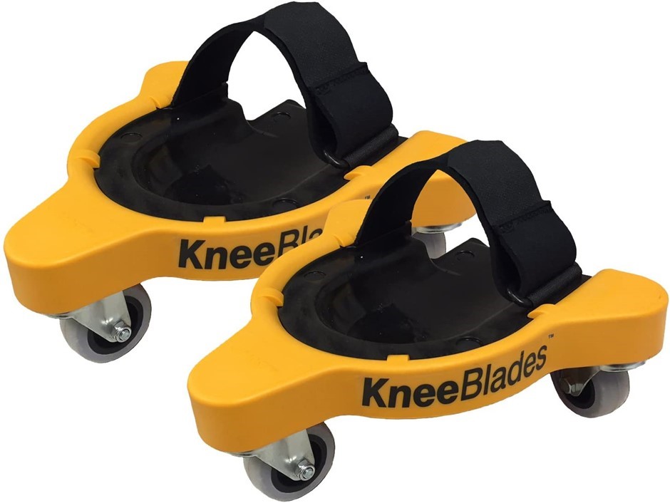 Pair of MILESCRAFT Workshop Knee Blades, Yellow.