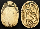 No Reserve Ancient Egyptian Stone Scarab with Engravings
