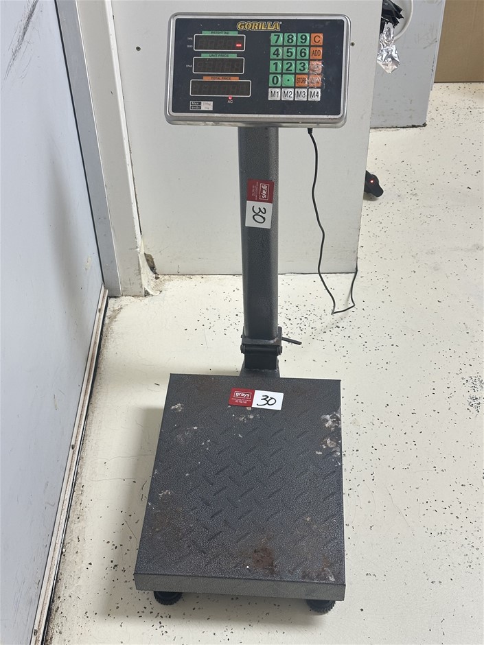 GORILLA Electric Scales 150kg Capacity Auction (0030-3027661) | Grays ...