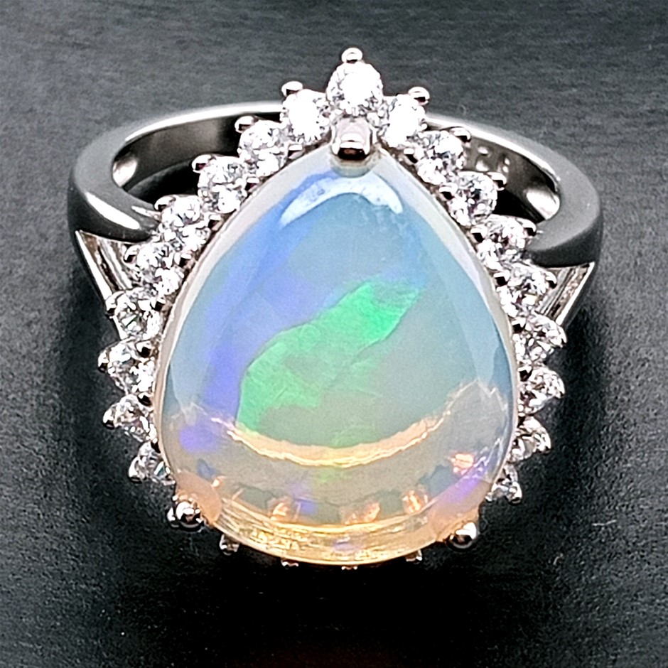 Forever Zain's Mixed Opals with 925 Silver Jewelry