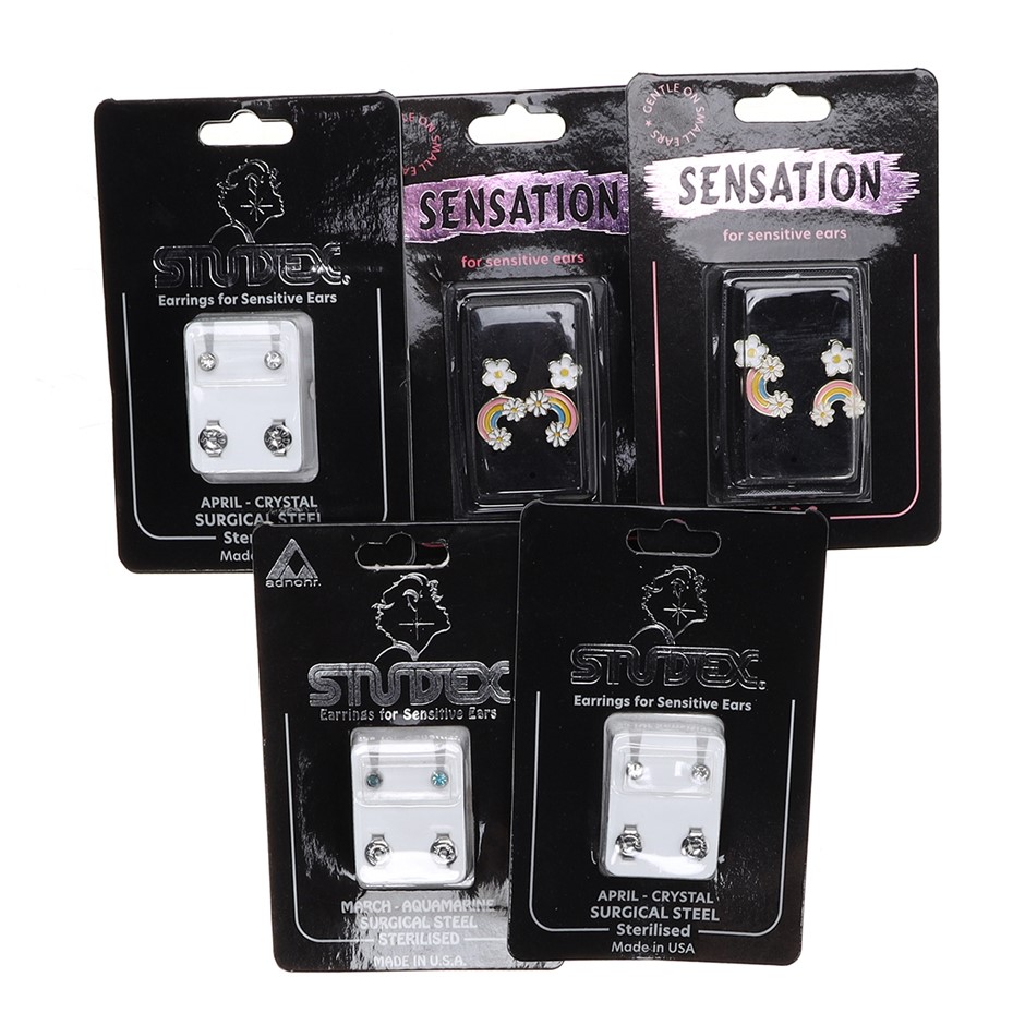 Sensation earrings for hot sale sensitive ears