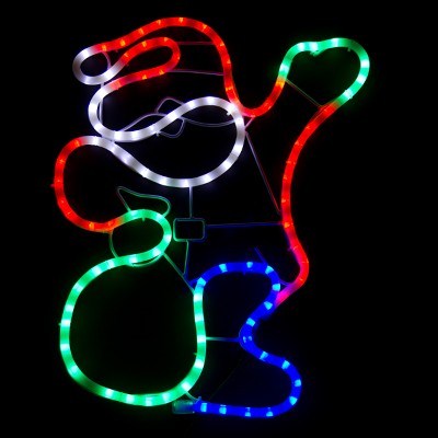 38cm x 52cm Neon LED Santa Rope Light