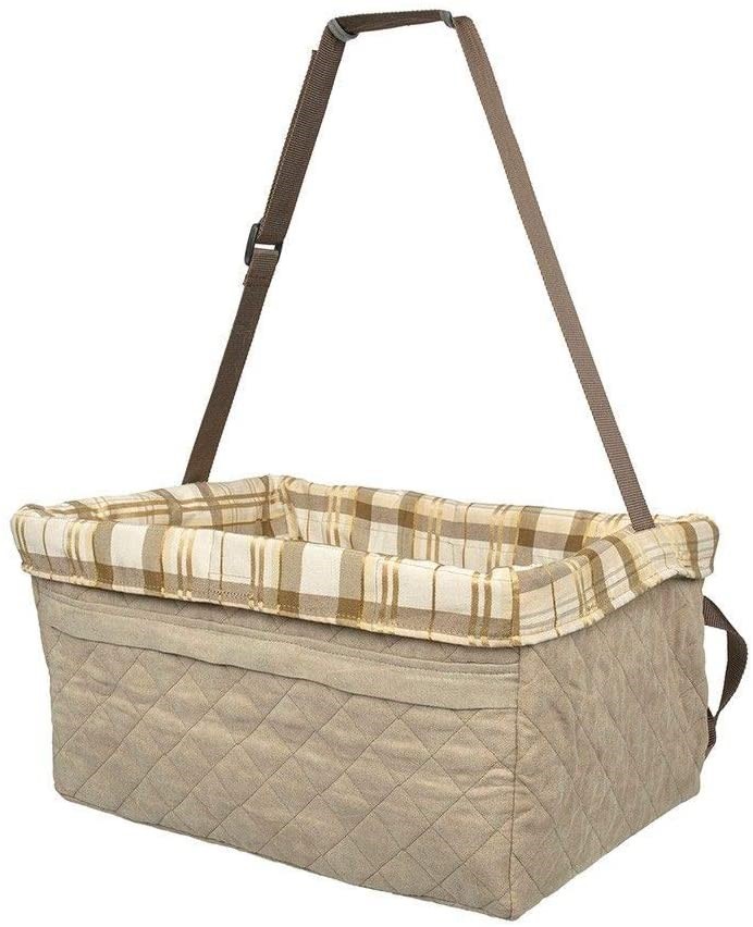 PETSAFE Happy Ride Quilted Pet Booster Seat for Cars, Extra Large for Pets