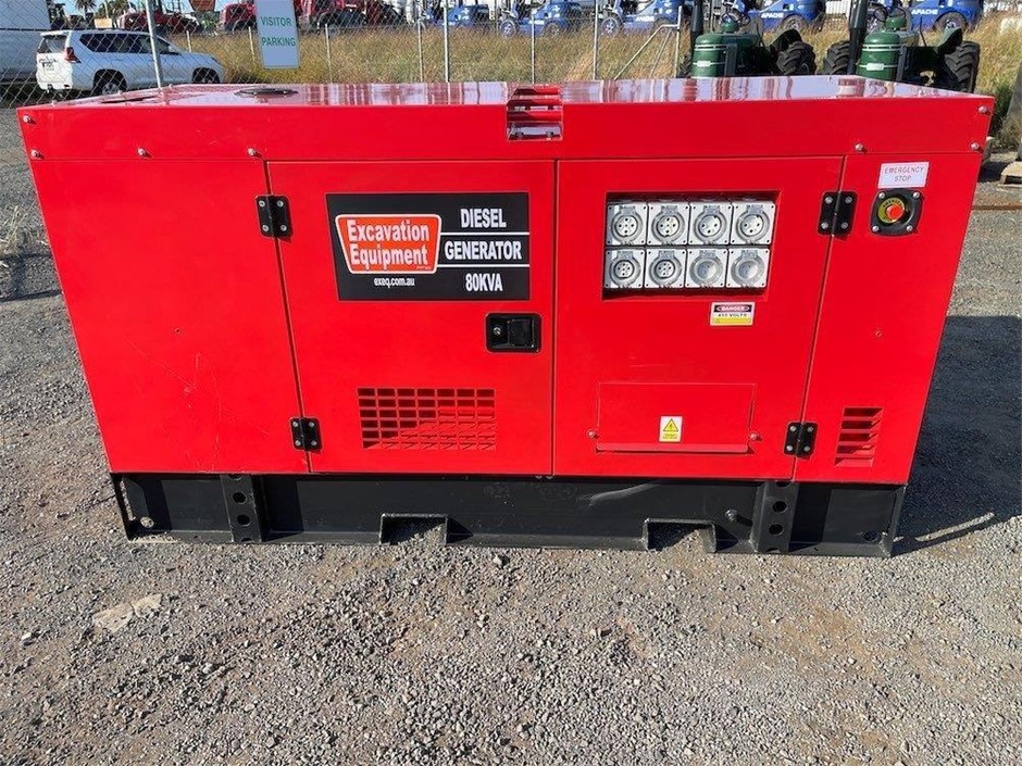 Unused Silenced Diesel Generators - Toowoomba
