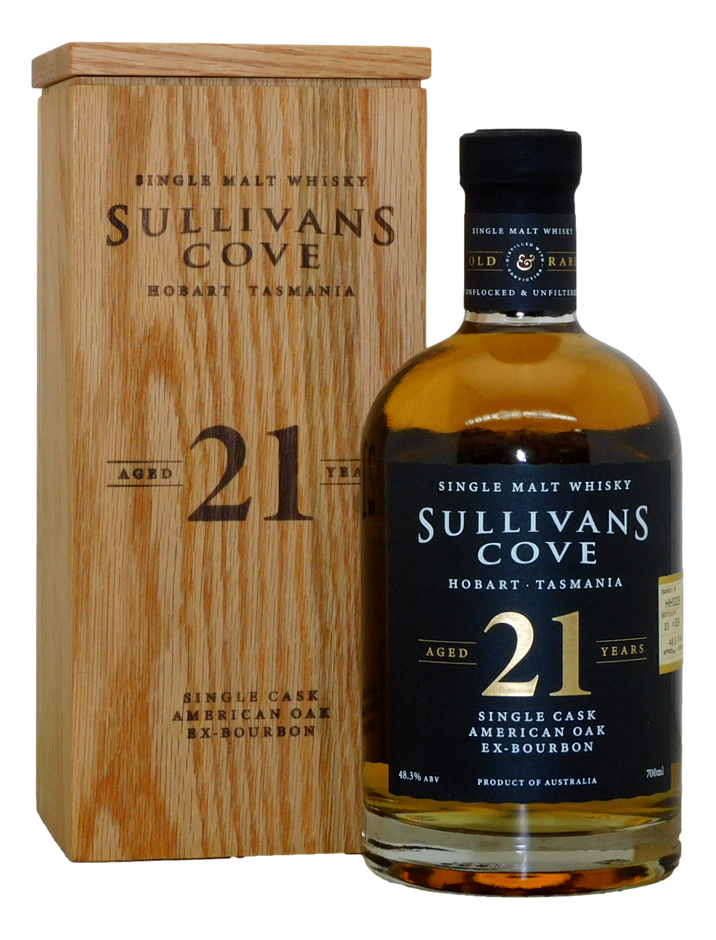 Sullivans Cove Single Cask American Oak 21 Years (1x 700mL) Hobart