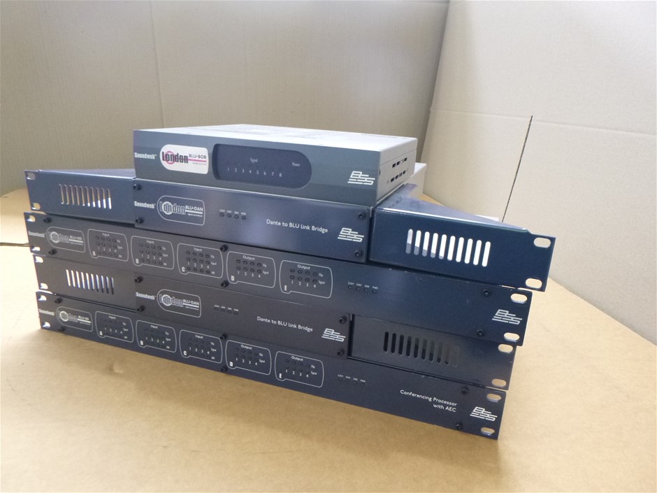 Box Of Assorted Sound Audio Visual Equipment Auction (00735055888